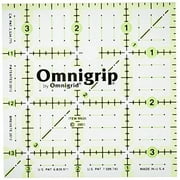Omnigrid Omnigrip Neon 3-1/2-Inch Non-Slip Ruler, Square