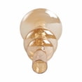 thumbnail image 5 of Glass Taper Candle Holder - Boho Glam Decorative Candlestick Stand for Home, Office, Bedroom, Living Room - Elegant Table Centerpiece - 7" Gold, 5 of 10