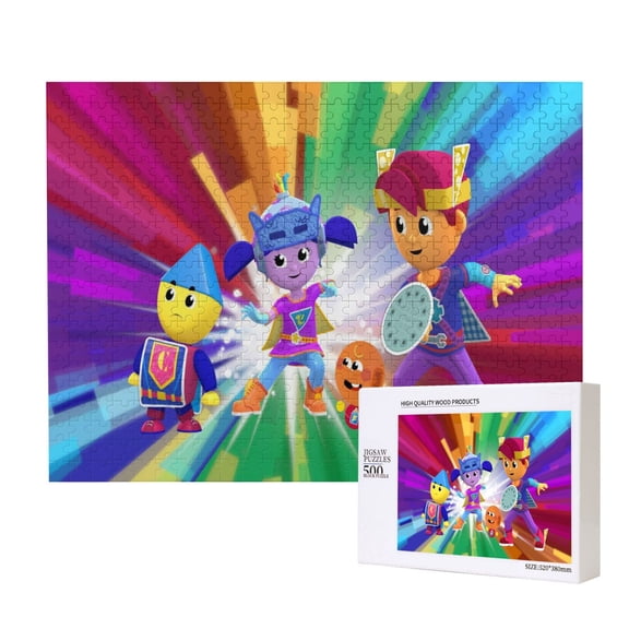 Charlie's Colorforms Jigsaw Puzzle,500 puzzle pieces Gift Toys Art Home Decor