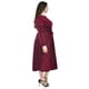 thumbnail image 2 of Vestido midi Roman Fashion Vino Talla Extra 3826, 2 of 6