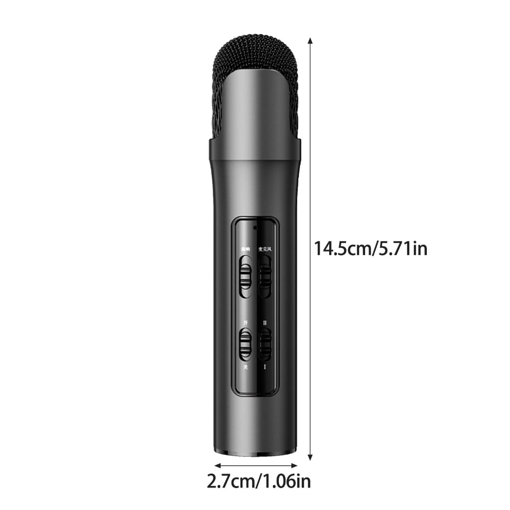 Singing Machines Portable Microphones Mic for Singing Speeches Cordless Microphones Karaoke Machines