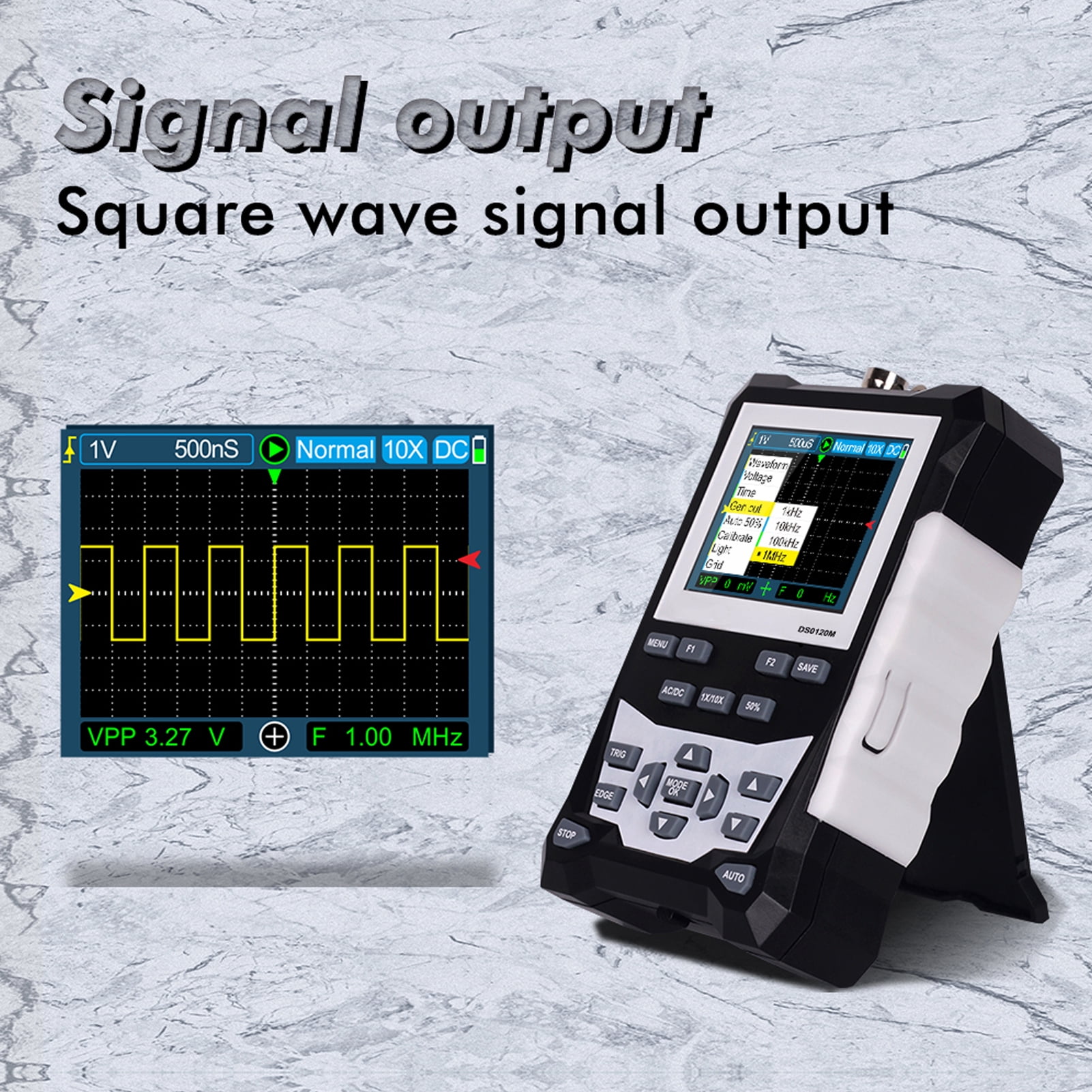 Oscilloscope,4 Pouces Tft Color Inch Tft 320x240 Definition 320x240 Screen 2.4 Inch 120mhz 500msa/s 2 4 Rate 320x240 Les Tft 4 Ds0120m 320x240 Professional Tool 500msa/s Rate Definition 2.4