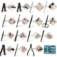thumbnail image 4 of Stainless Steel Nail Clipper Travel & Grooming Kit Nail Tools Manicure & Pedicure Set, 4 of 5