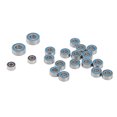 thumbnail image 3 of 20PCS RC Roulement à Billes en Acier RC Roulement à Billes Kit Roue Moyeu Double Roulement en Caoutchouc Étanche pour AXIAL 1/24 SCX24, 3 of 5