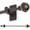 Bronze, variant on No Drill Curtain Rods for Window 28 to 47 Inches, 5/8 Inch Diameter Renter Friendly Drapery Rod with Adhesive Brackets without Drilling, Adjustable from 27 to 52 Inches, Gold
