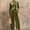 I5-Green, variant on Velour Set for Women Long Sleeve Zip Up Top and Wide Leg Drawstring Pants with Pockets High Waist Sets Summer Travel Vacation Breathable Loose Walking Activewear,Wine L