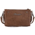 thumbnail image 4 of Wrangler Crossbody Small Purse for Women Wristlet Fringe Bag Western Purse, Coffee, 4 of 7