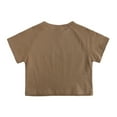 thumbnail image 3 of Toddler Boys Girls Short Sleeve T-Shirt Loose Crewneck Short Sleeve Shirt Top Solid Color Short Sleeve 1-7Y, 3 of 6