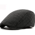 thumbnail image 3 of CoCopeaunts Newsboy Cap Spring Summer Hat Caps for Men Women Plaid Ivy Flat Cap Artist Painter Hat Adjustable Beret Hats for Men, 3 of 8