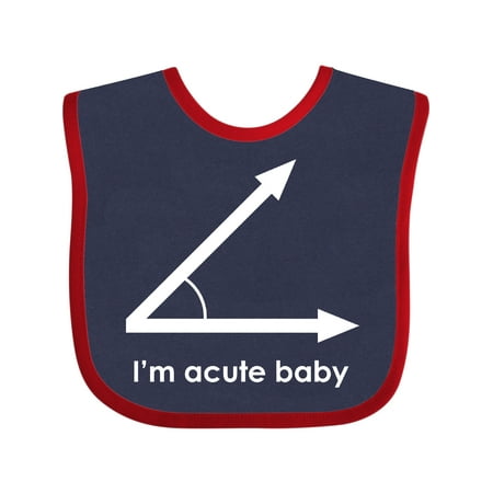 

Inktastic Acute-baby-white Gift Baby Boy or Baby Girl Bib