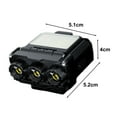 thumbnail image 6 of Pebbuoy LED Headlamp Rechargeable Cap Light with Motion Sensor IPX4 Waterproof 180-Degree Rotatable Clip-on Flashlight Outdoor Hat Light, 6 of 7