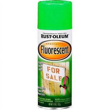 Rust-Oleum Specialty Fluorescent Green Spray Paint, 11 oz