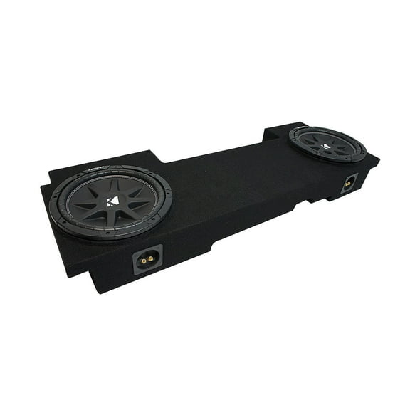 02-13 GMC Sierra HD Crew Truck Kicker Comp C12 Dual 12" Sub Box New Final 2 Ohm
