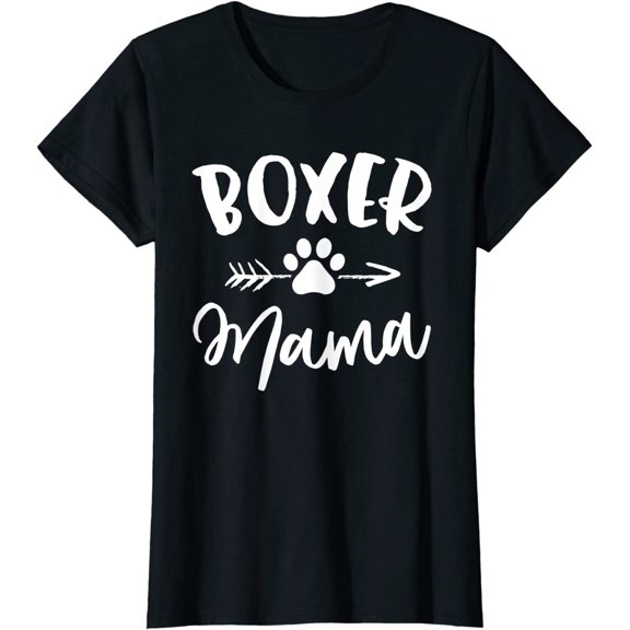 Boxer Lover Owner Gift Boxer Dog Mom Tshirt T-Shirt Women Tops