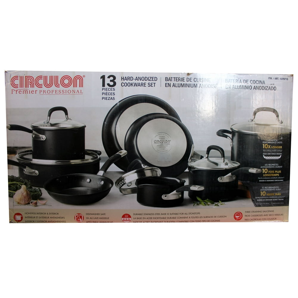 Circulon Premier Professional HardAnodized Cookware Set 13 Pieces