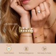 thumbnail image 3 of Pulseras con cuentas compatibles con Apple Watch de 38 mm/40 mm, color dorado, 3 of 7
