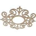 thumbnail image 2 of Ekena Millwork 32"OD x 10 3/8"ID x 3/8"T Dijon Wood Fretwork Pierced Ceiling Medallion, Red Oak, 2 of 3