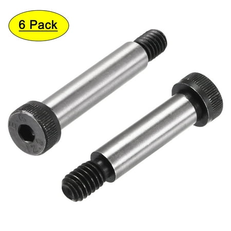 

Uxcell Alloy Steel Socket Head Shoulder Bolts 1-3/4 x3/8 Shoulder 5/16-18 Thread 6 Pack