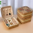 thumbnail image 6 of Jewelry Organizer Box Velvet Jewelry Box with Removable Trayε, 6 of 8