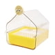 thumbnail image 2 of Accesorios para caja de baño para loros Bañera transparente multifuncional para loros Ducha para pájaros Amarillo, 2 of 9