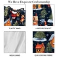 thumbnail image 4 of luoweisi Men's Beach Shorts Quick Dry Swim Trunks with Mesh Lining Merry Chrismas L, 4 of 5
