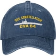 thumbnail image 2 of USS Constellation CVA-64 Unisex Classic Baseball Cap Cowboy Hat Vintage Cap, 2 of 8