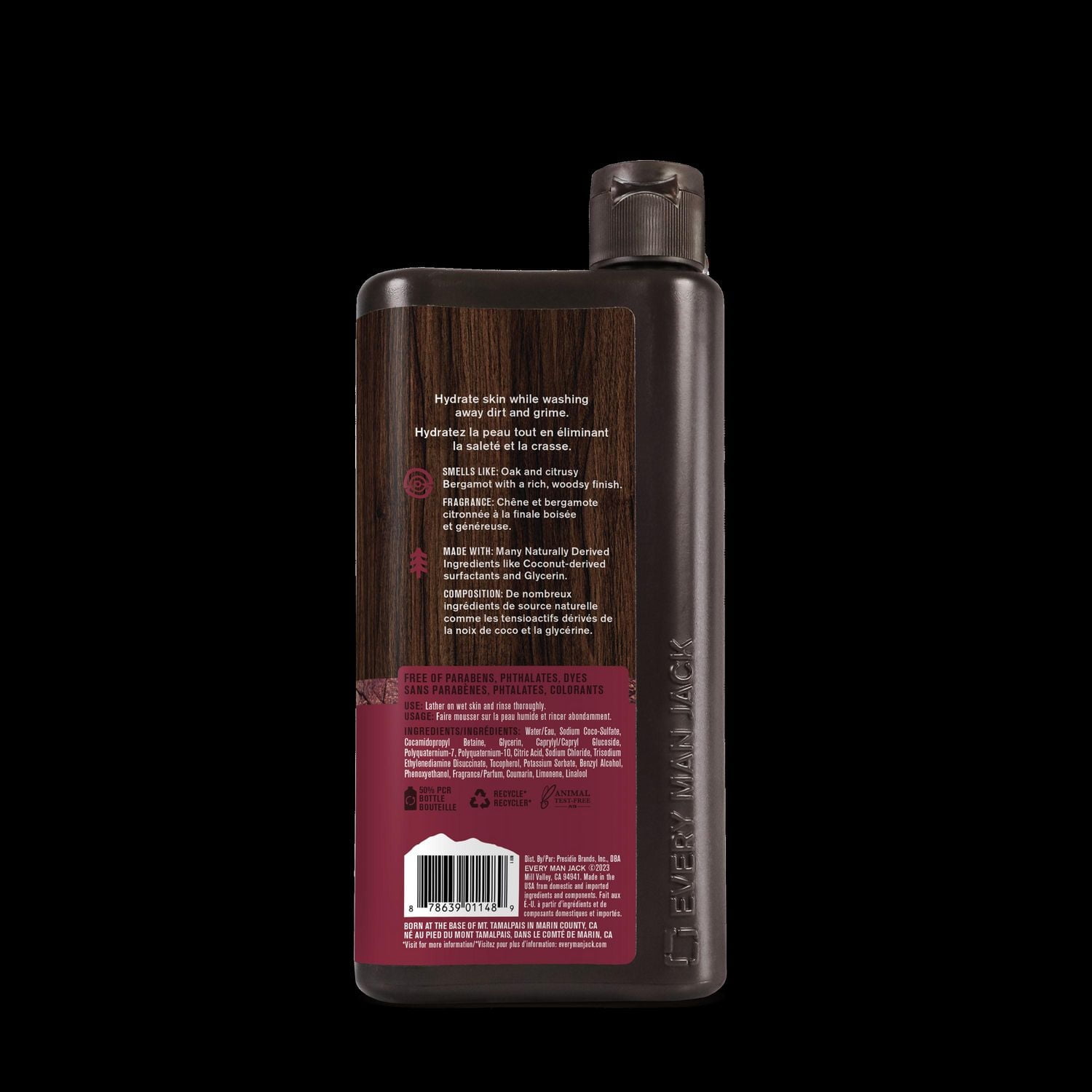 Every Man Jack Crimson Oak Body Wash 500ML