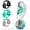 Multicolored 3, variant on Swimming Ear Plugs for Adults,3 Pairs Waterproof Reusable Silicone Swim Earplugs for Swimming Surfing Snorkeling Showering and Water Pool,Beach,Ocean (Adults & Teens 14+)