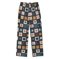 thumbnail image 2 of FORMRS Kids Pajama Pants with Pockets Size 6-8Y Boys Lounge Sleep Bottoms, Blue Circle Mosaic, 2 of 8
