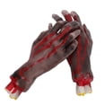 thumbnail image 4 of prosthetic Severed Hands, Soft Elastic Lifelike Exquisite Workmanship  Props Hand Environmentally Friendly 2Pcs  for Stage Props, 4 of 7