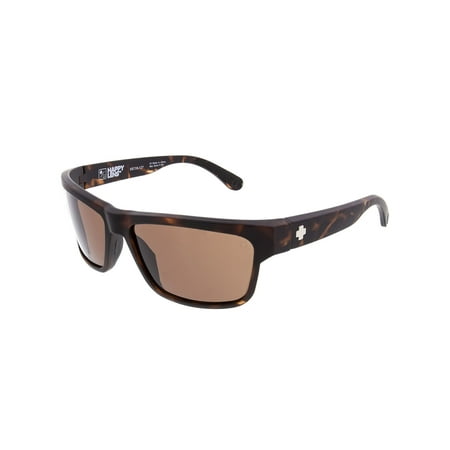 Spy Sunglasses 673176995865 Frazier Scratch Resistant Lenses Rectangle Shaped, Matte Camo Tortoise
