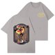 thumbnail image 1 of Hazbin Hotel Mujeres de moda Casual Impreso de manga corta Cuello redondo Pullover Tops Gris/S, 1 of 4