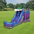 thumbnail image 4 of JumpOrange Outdoor Mermaid Titan Commercial Grade Inflatable Slide and Bounce House Dual Lane with Pool for Kids and Adults with Blower, 4 of 5