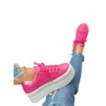 thumbnail image 3 of Fangasis Women Casual Shoe Non-slip Fashion Sneakers Round Toe Skate Shoes Driving Lightweight Platform Sneaker Rose Red 7.5, 3 of 4