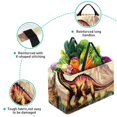 thumbnail image 3 of Dinosaur Large Capacity Reusable Foldable Oxford Cloth Easter Basket Tote Bag Shopping Bags Decorative Box, 3 of 7