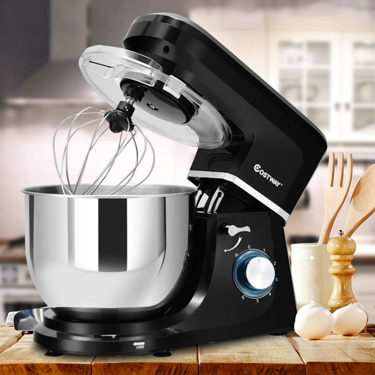 Stand Mixer, POWWA 7.5 QT Electric Mixer, 6+P Speed 660W Household