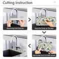 thumbnail image 5 of Yayeee Faucet Mat for Kitchen Sink 30" Diatomite Long Splash Guard Pad, Light Floral, 5 of 7