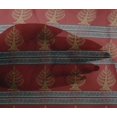 thumbnail image 4 of oneOone Viscose Chiffon Fabric Chevron & Tree Block Print Fabric By Yard 42 Inch Wide, 4 of 4