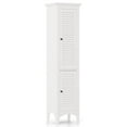 thumbnail image 1 of Costway Armoire de Salle de Bain Haute Étroite Tour à Linge avec 2 Portes et Tablette Ajustable, 1 of 10