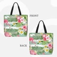 thumbnail image 3 of Vsdgher Tropical Flamingo print Tote Bag for Women Shoulder Bag with Zipper Large Shoulder Bag Handle Handbag Portable Washable for Travel, Work, 3 of 8