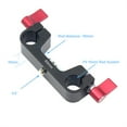 thumbnail image 3 of Aluminum Alloy 15mm Pipe Clamp for Cameras Matte Black Finish, Adjustable Thumb Screw, 3 of 8