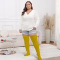 thumbnail image 3 of Miaocao Plus Size Womens Thigh High Socks for Thick Thighs- Extra Long Thick Over the Knee Stockings- Leg Warmers Socks, 3 of 6