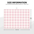 thumbnail image 2 of Balery Pink Checkboard Alfombrilla de Secado para Cocina, 18x24 Pulgadas, Súper Absorbente para Platos y Encimeras, 2 of 7