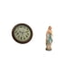 thumbnail image 4 of Elegante Y Robusto Reloj Redondo Con Alarma De Canto De Pájaros Para Comedor, Decoración De Bodas, Escultura Bendita De Resina, Estatua De Jesús., 4 of 7