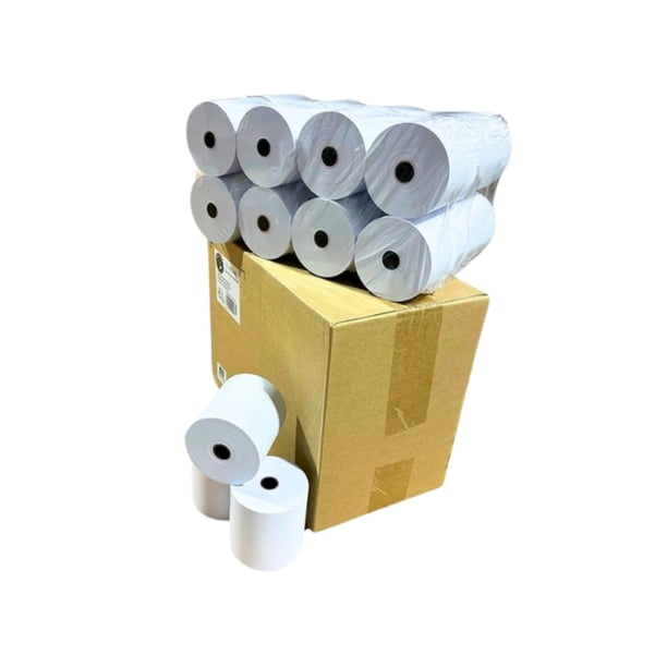 Rollos de papel para recibos BAM POS, 1 capa, 3 x 150 cm, 24 rollos