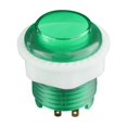 thumbnail image 1 of 2X Quality ABS Game Machine Push Button Switch with Light Illuminate 24mm Game Console Button with 4 Terminal B, 1 of 3