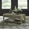 thumbnail image 2 of Liberty Furniture Devonshire 1-Drawer Wood Cocktail Table in Sandstone Tan, 2 of 2