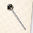 thumbnail image 4 of Starry sky plants Vintage Silver Lace-Edged Bookmark - Gift for Readers and Book Lovers, 4 of 5