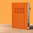 thumbnail image 2 of Clearance! WNEGSTG Home Decor 2025 Academic Planner 2025 Monthly Tabs Daily Organizer Twin Wire Binding Pocket Folder Sticky Notes One Size Multi-Color, 2 of 9