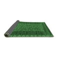 thumbnail image 2 of Ahgly Company Indoor Square Abstract Emerald Green Modern Area Rugs, 7' Square, 2 of 4